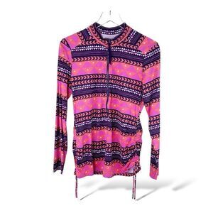 Carve Designs Vibrant Pink and Purple Coverup